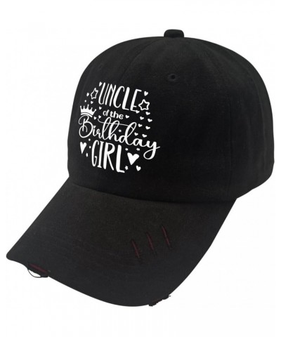 Uncle of The Birthday Cowgirl Rodeo Party B-Day Girl Party Cap Gym hat AllBlack Gifts for Her Golf Hats Allblack $12.38 Cowbo...