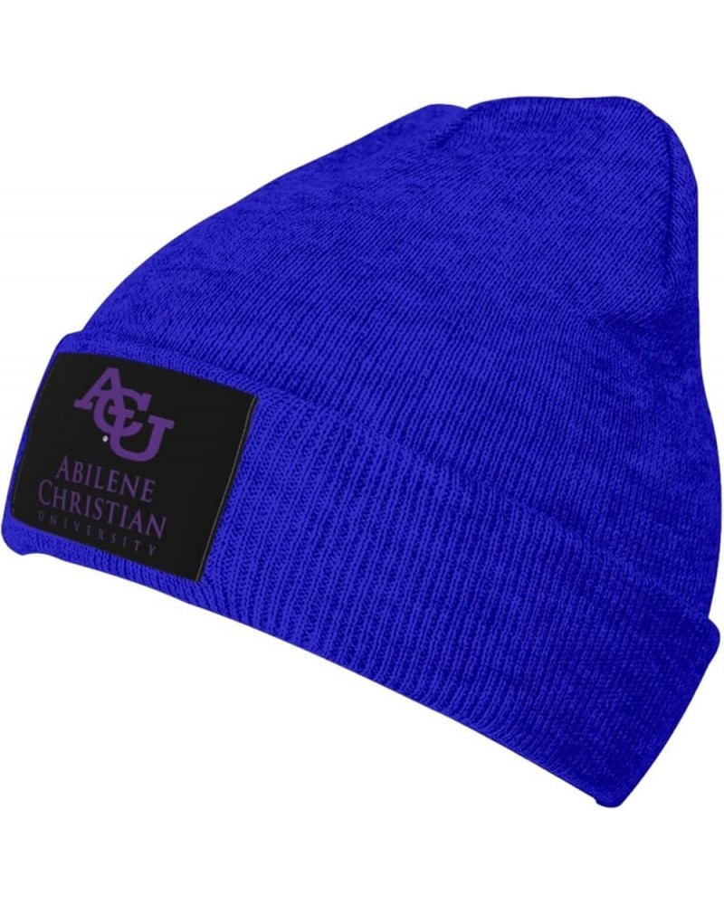 Abilene Christian University Logo Stretch Beanie Knit Hat for Men Women Winter Fall Spring Warm Cap Blue $11.99 Skullies & Be...