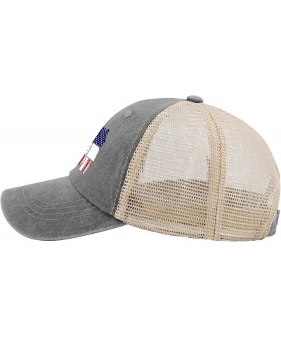 Postal Worker Hats for Womens Baseball Caps Classic Washed Ball Cap Fitted Gray02 $9.23 Baseball Caps