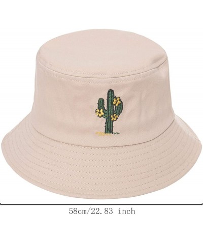 Universal Protection Fisherman's Hat Cap Embroidered Basin Sunscreen Sun Outdoor Bucket Hat Reversible Pink $7.25 Bucket Hats