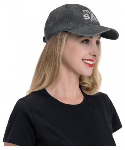 Cool Hat I'm Sam Doing Sam Things Adjustable Vintage Cowboy Baseball Caps Women Men Gift Dad Hats Black $11.58 Baseball Caps