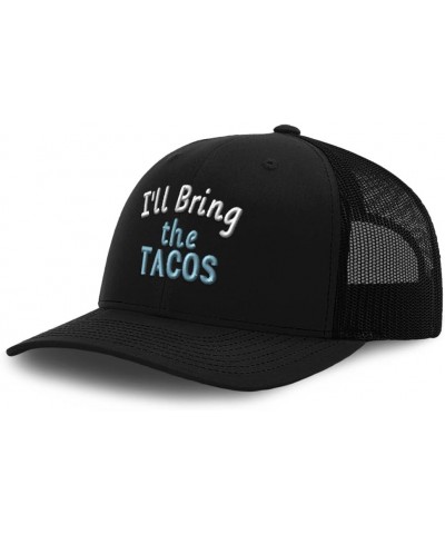 Trucker Baseball Cap I'll Bring The Tacos Cotton Dad Hats for Men & Women Black $14.00 Baseball Caps