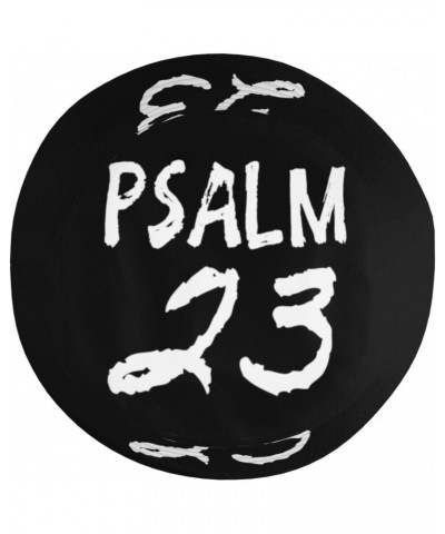 Psalm 23 4, Jesus, God, Christian Bucket Hat Summer Beach Sun Hat Packable Fisherman Cap Black $13.25 Baseball Caps