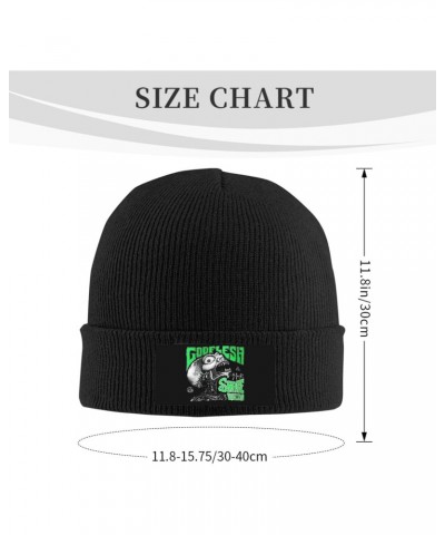 Godflesh Knit Hat Men Women Winter Trendy Hip Hop Soft Warm Beanie Sports Ski Mens Beanie Black $11.86 Skullies & Beanies