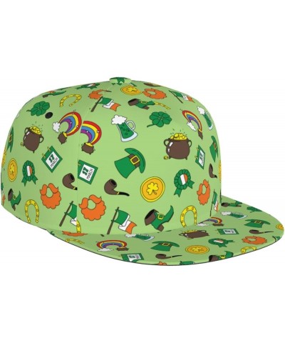 St. Patrick's Day Baseball Cap, Flat Brim Trucker Hat, Buckle Adjustable St. Patrick's Day14 $14.19 Baseball Caps