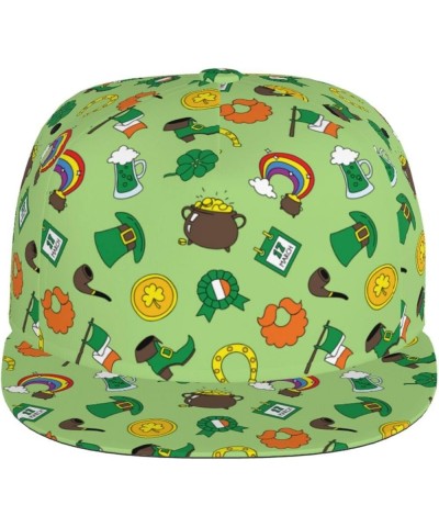 St. Patrick's Day Baseball Cap, Flat Brim Trucker Hat, Buckle Adjustable St. Patrick's Day14 $14.19 Baseball Caps