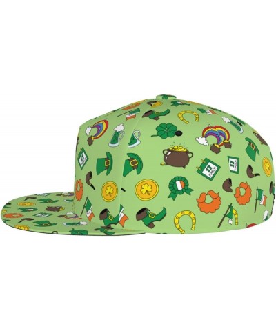 St. Patrick's Day Baseball Cap, Flat Brim Trucker Hat, Buckle Adjustable St. Patrick's Day14 $14.19 Baseball Caps