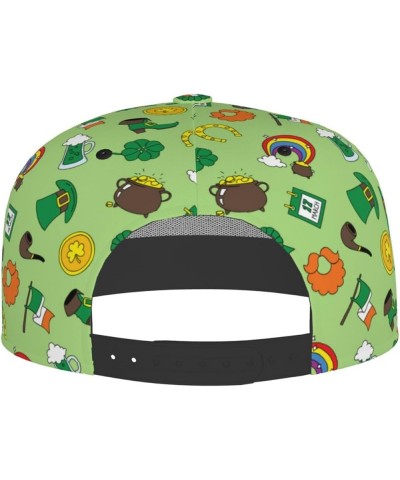 St. Patrick's Day Baseball Cap, Flat Brim Trucker Hat, Buckle Adjustable St. Patrick's Day14 $14.19 Baseball Caps