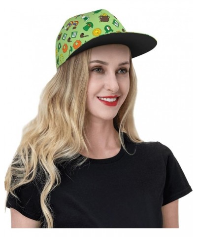 St. Patrick's Day Baseball Cap, Flat Brim Trucker Hat, Buckle Adjustable St. Patrick's Day14 $14.19 Baseball Caps