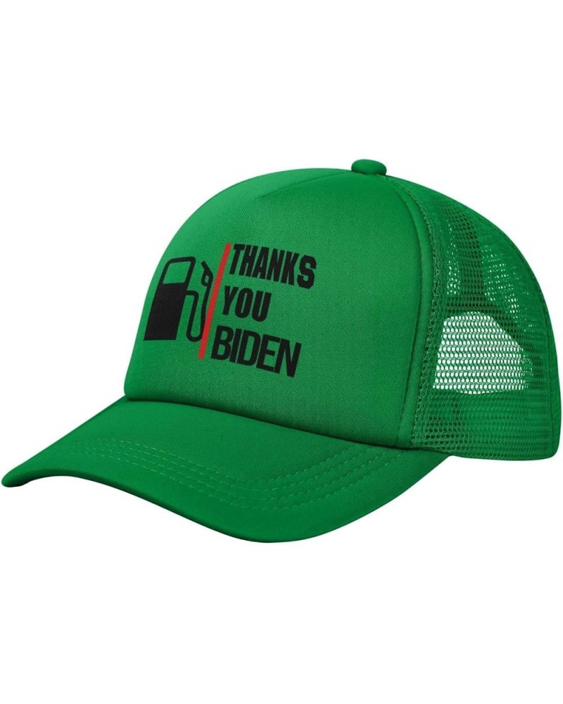 Thanks Biden Gas Pump Funny Gas Price Mesh Trucker Hat Women Baseball Cap Men Dad Hat Snapback Hat Cowboy Hat Black Green $11...