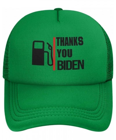 Thanks Biden Gas Pump Funny Gas Price Mesh Trucker Hat Women Baseball Cap Men Dad Hat Snapback Hat Cowboy Hat Black Green $11...