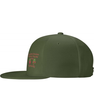 Men Women Baseball Caps I Like Them Real Thick and Sprucey Low Profile Dad Hat Adjustable Casquette Cap,Black Moss Green $10....