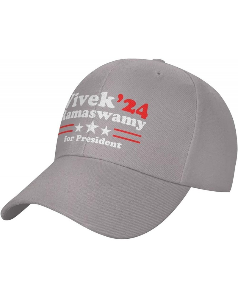 Vivek Ramaswamy 2024 Women's Baseball Hat Original Trucker Hat Adjustable Gray $11.61 Baseball Caps