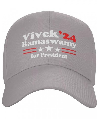 Vivek Ramaswamy 2024 Women's Baseball Hat Original Trucker Hat Adjustable Gray $11.61 Baseball Caps