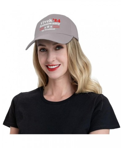 Vivek Ramaswamy 2024 Women's Baseball Hat Original Trucker Hat Adjustable Gray $11.61 Baseball Caps