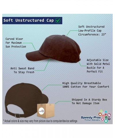 Soft Baseball Cap Lake Hippie Cotton Dad Hats for Men & Women Brown $16.81 Baseball Caps