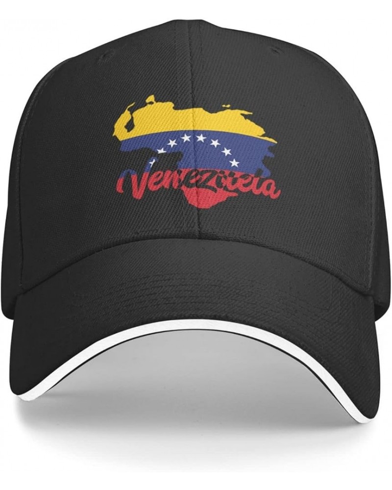 Venezuela Flag Baseball Cap for Women Cowboy Hat Trucker Hat Men Dad Hat Adjustable Hat Snapback Hat Black Black $11.62 Baseb...