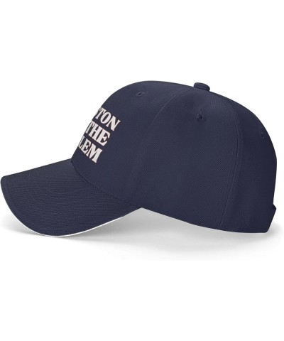 Houston I Am The Problem Cap Casual Hat Adjustable Baseball Cap Bill Trucker Hat for Women Men Navy Blue $9.89 Baseball Caps