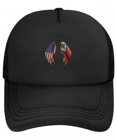 Mesh Hats Dad Caps Baseball Cap Adjustable Trucker Hat Unisex Adjustable Black $10.81 Baseball Caps