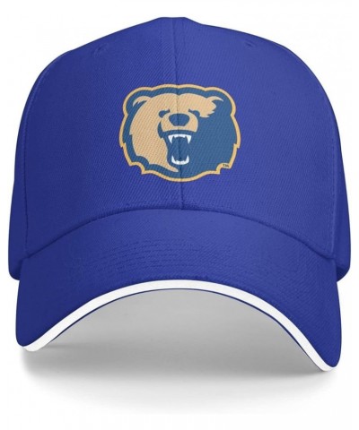 Morgan State University Logo Unisex Classic Hat Adjustable Fashion Casquette for Men Women Blue $14.92 Baseball Caps