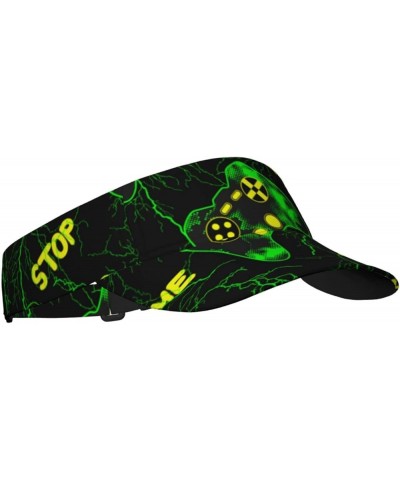 Sport Sun Visor Hats Adjustable Baseball Cap Cotton Ball Caps for Women and Men Pattern (345) $10.19 Sun Hats