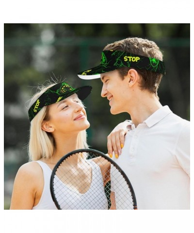 Sport Sun Visor Hats Adjustable Baseball Cap Cotton Ball Caps for Women and Men Pattern (345) $10.19 Sun Hats