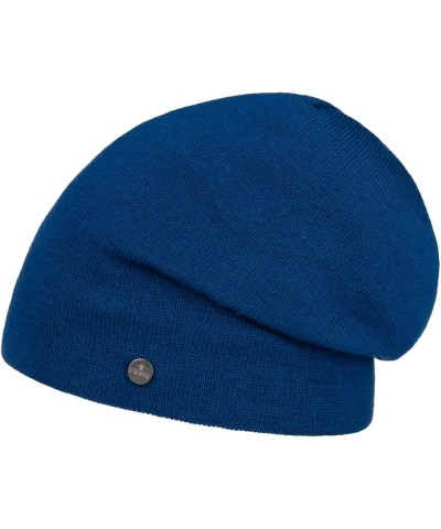 Classic Fine Merino Long Beanie Women/Men/Kids | Made in Germany Royal-blue $27.14 Skullies & Beanies