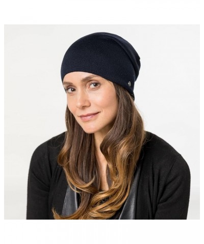 Classic Fine Merino Long Beanie Women/Men/Kids | Made in Germany Royal-blue $27.14 Skullies & Beanies