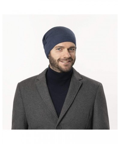 Classic Fine Merino Long Beanie Women/Men/Kids | Made in Germany Royal-blue $27.14 Skullies & Beanies