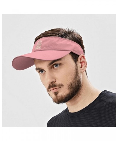 I Run on Coffee and Cuss Words Hats Visor Hat for Adult Running Hats Packable Ponytail Hats Pink $12.97 Visors