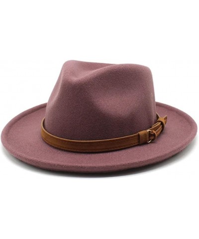 Unisex Felt Fedoras Hats Cap Formal Jazz Dress Hat Khaki9 $30.57 Fedoras