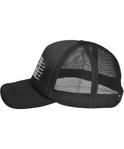 Dirt Biking USA American Flag Baseball Cap Adjustable Casual Mesh Hats Duck Tongue Hat for Men Women16 Black $11.86 Baseball ...