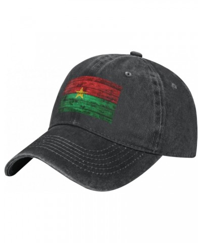 Flag of Burkina Faso Baseball Cap for Men Women Fashionable Adjustable Denim Hat $14.99 Baseball Caps