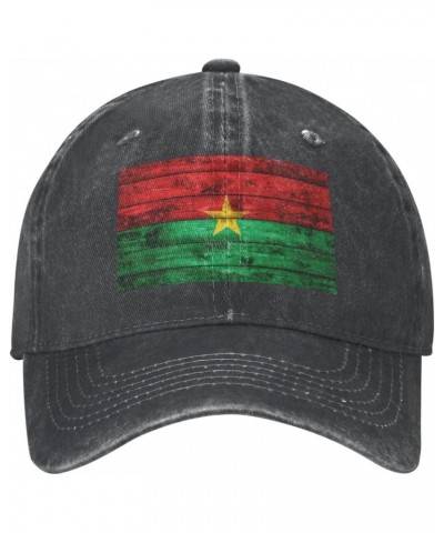 Flag of Burkina Faso Baseball Cap for Men Women Fashionable Adjustable Denim Hat $14.99 Baseball Caps