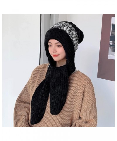 for Men Women Cuffed Cap Soft Slouchy Winter Knit Hats Fisherman Cap Unisex Daily Gifts Valentine's Day Black $10.25 Skullies...