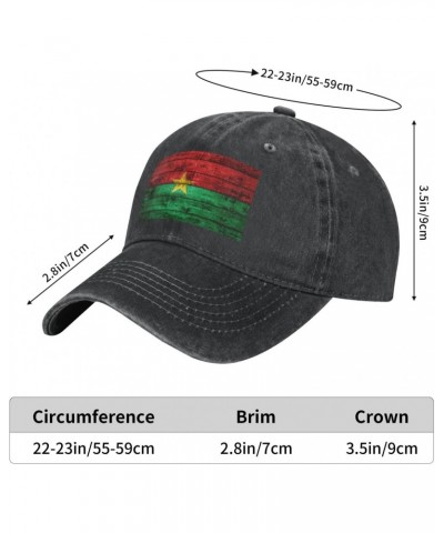 Flag of Burkina Faso Baseball Cap for Men Women Fashionable Adjustable Denim Hat $14.99 Baseball Caps