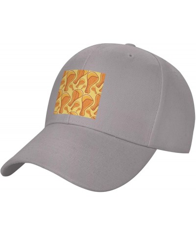 Seamless Pattern of Fried Chicken Thighs Baseball Cap for Men Women Dad Hat Classic Adjustable Golf Hats Gray $9.61 Baseball ...