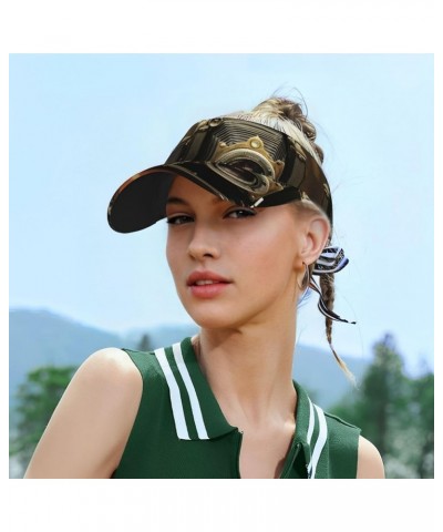 Sport Sun Visor Hats Adjustable Empty Top Baseball Cap Old Camera Tennis Golf Visor Cap for Women Men Old Camera $9.63 Visors