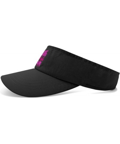 Sun Visor Breast Cancer Awareness Faith Hope Love Hats, Visor Hats for Men Golf Hats Cute Sports Visor Caps Allblack $11.43 S...