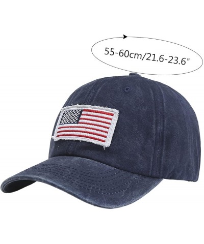 Unisex Duck Tongue Hat Men Women Hat Fashion Baseball Cap Independence Day Flag Denim Buckle Youth Baseball Hats Grey $5.16 B...