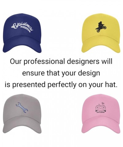 Custom Hat Add Your Name Logo Text Photo Personalized Baseball Hats Black $7.77 Baseball Caps