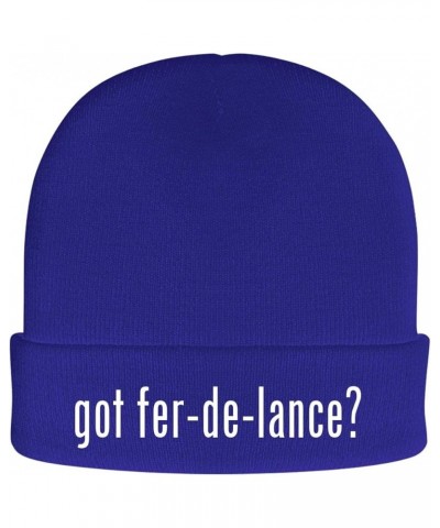 got fer-de-Lance? - Soft Adult Beanie Cap Blue $19.45 Skullies & Beanies