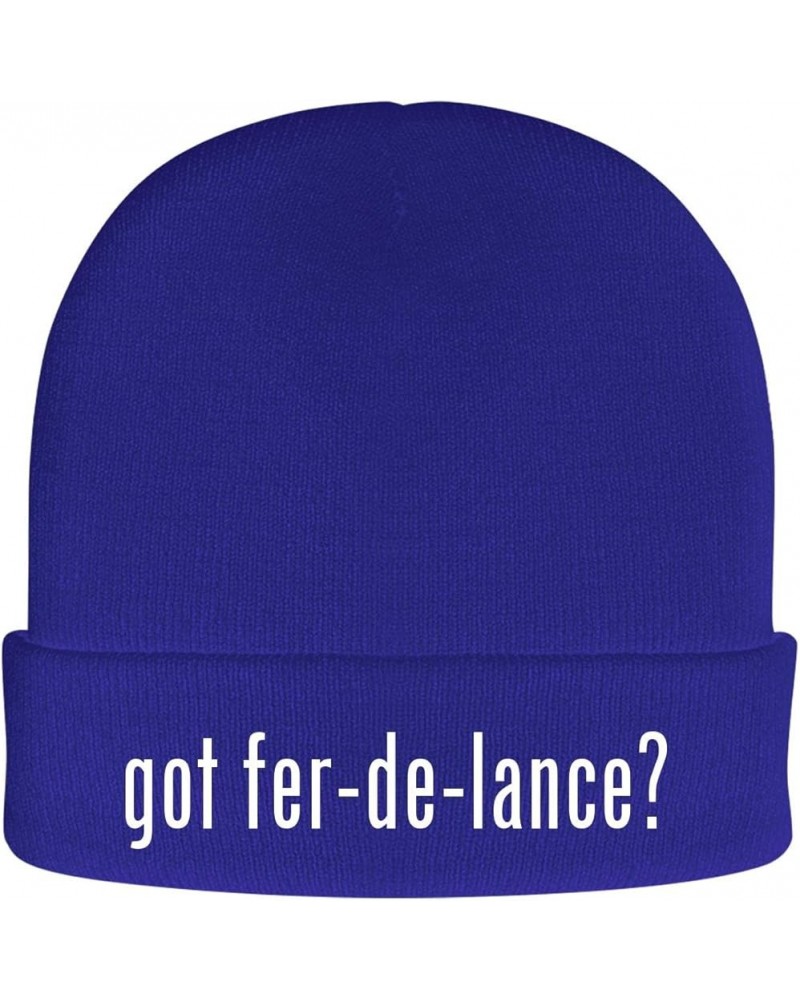 got fer-de-Lance? - Soft Adult Beanie Cap Blue $19.45 Skullies & Beanies