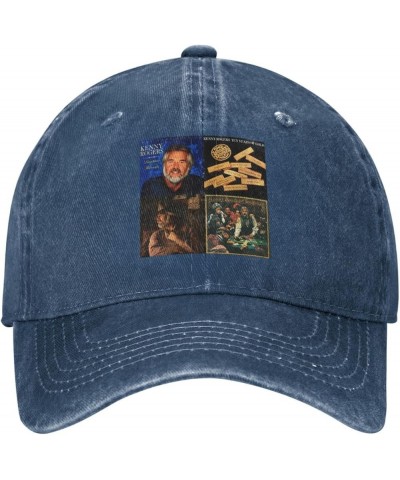 Cowboy Hat Baseball Cap Vintage Washed Unisex Adjustable Hat Black Navy Blue $9.65 Cowboy Hats