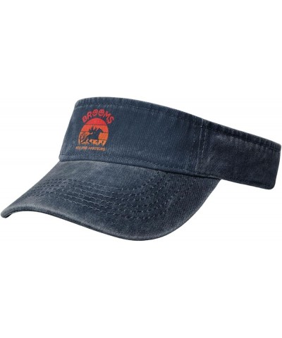 Brooms are for Amateurs Sun Visor Hats for Women Men Sun Hat Cotton Golf Hat Vintage Baseball Cap Navy Blue $12.81 Visors