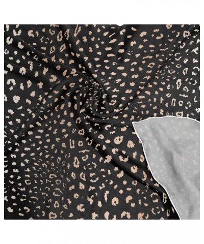 Women's Square Silk Hair Scarves and Wraps Headscarf Leopard Print Animal Skin Head Neck Scarf Bandana 24inch $16.18 Scarves