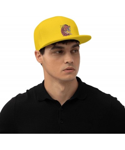 The Angry Dragon Baseball Cap for Men Women Snapback Hat Trucker Flat Bill Caps Sun Hat Yellow $12.48 Baseball Caps