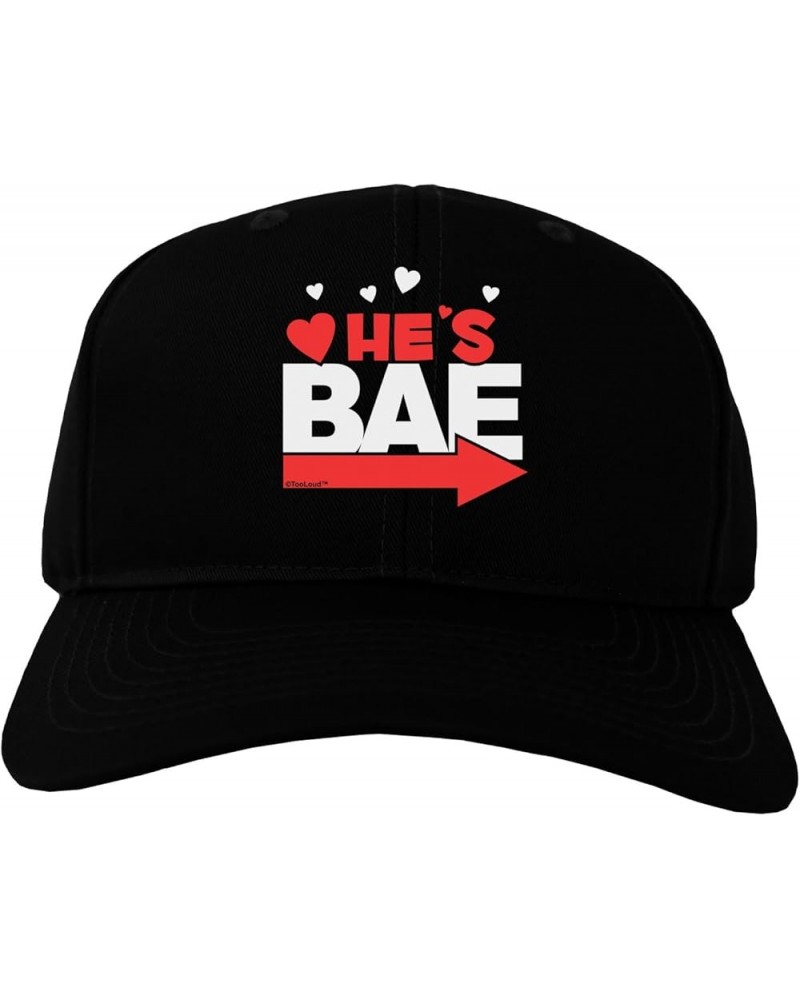 He's BAE - Right Arrow Adult Dark Baseball Cap Hat Black $15.61 Baseball Caps