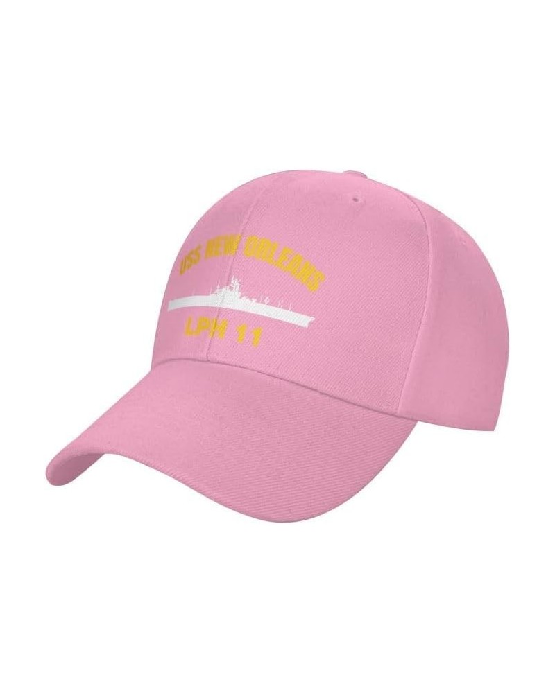 USS New Orleans Lph-11 Flag Denim Hats Baseball Caps Fisherman's hat Knitted hat Pink $14.11 Baseball Caps