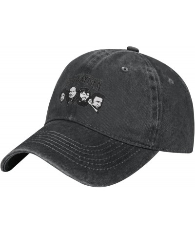 The Music Highwaymen and Band Baseball Cap Adjustable Classic Unisex Vintage Denim Hat Washed Cotton Soft Cap Black Black $12...